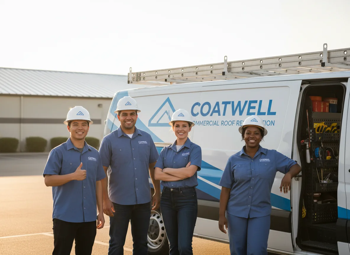 Commercial roof coating company in Aldrich, MN